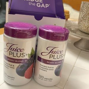 Juice Plus+ Berry Blend 2 bottles 120 capsules ea.